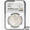 Image 1 : 1880-O Morgan Silver Dollar NGC MS62
