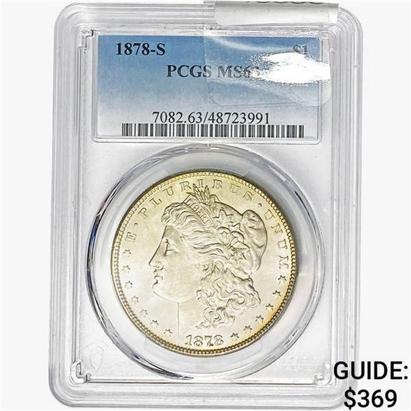 1878-S Morgan Silver Dollar PCGS MS63