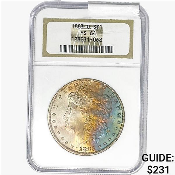 1883-O Morgan Silver Dollar NGC MS64