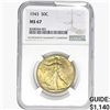Image 1 : 1943 Walking Liberty Half Dollar NGC MS67