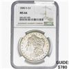 Image 1 : 1880-S Morgan Silver Dollar NGC MS66