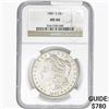 Image 1 : 1881-S Morgan Silver Dollar NGC MS66