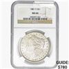 Image 1 : 1881-S Morgan Silver Dollar NGC MS66
