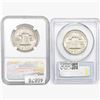 Image 2 : [2] 1952&1963 Franklin Half Dollar NGC/PCGS MS64 FBL