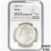 Image 1 : 1880-S Morgan Silver Dollar NGC MS66