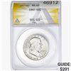 Image 1 : 1957 Franklin Half Dollar ANACS MS65 FBL