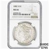 Image 1 : 1882-S Morgan Silver Dollar NGC MS66