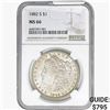 Image 1 : 1882-S Morgan Silver Dollar NGC MS66