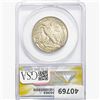 Image 2 : 1937 Walking Liberty Half Dollar ANACS MS65