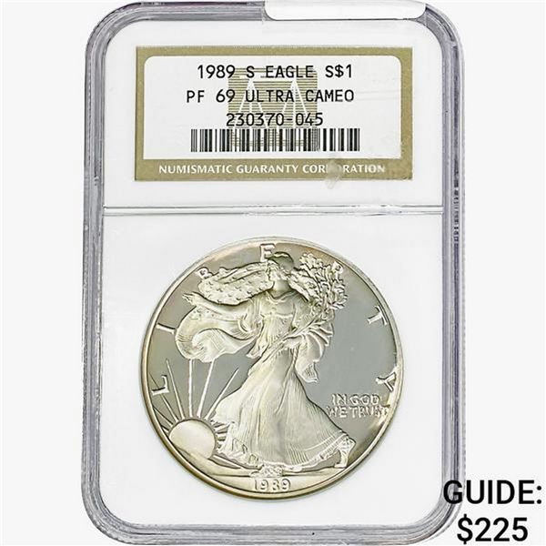 1989-S Silver Eagle NGC PF69 UC