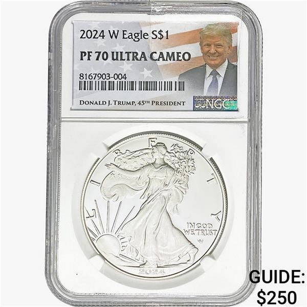 2024-W $1 ASE 1 OZ NGC PF70 Ultra Cameo