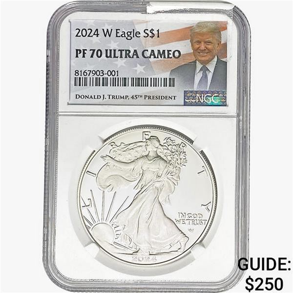 2024-W $1 ASE 1 OZ NGC PF70 Ultra Cameo
