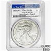 Image 1 : 2021-W $1 ASE 1 OZ PCGS MS70 Type 2