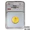 Image 1 : 1990 1/4oz $10 AGE RNG MS70