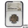 Image 1 : 1893 Isabella Silver Quarter NGC MS65