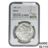 Image 1 : 1881-S Morgan Silver Dollar NGC MS67
