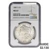 Image 1 : 1881-S Morgan Silver Dollar NGC MS67