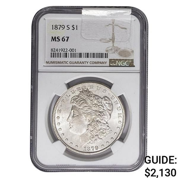 1879-S Morgan Silver Dollar NGC MS67