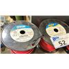 Image 2 : 2 PART ROLLS ANCOR AND SEACHOICE MARINE COPPER WIRE. 8 GAUGE AND 12 GAUGE-NEAR FULL ROLLS