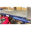 Image 2 : 16'X36"X35"H WELDED METAL WORK BENCH *NO CONTENTS, VISE NOT INCLUDED*