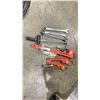 Image 1 : GROUP LOT OF 3 PIPE WRENCHES. 24", 14", 10" ASSORTED TOOLS