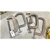 Image 1 : 5 LARGE C CLAMPS