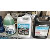Image 3 : GROUP LOT OF JUGS OF MARINE FLUIDS. 15W/40X2, ANTIFREEZE X 3, BILGE CLEANER, DECK BRUSH AND LITER