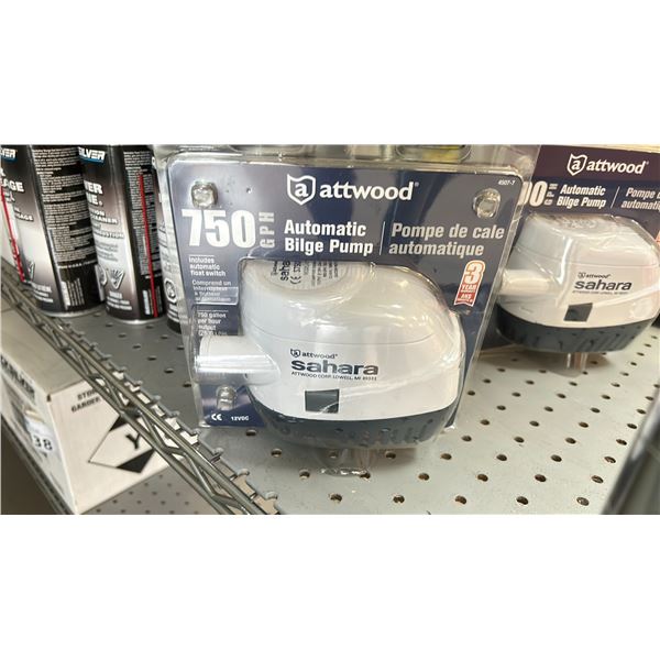 ATTWOOD AUTOMATIC BILGE PUMP 750GPH