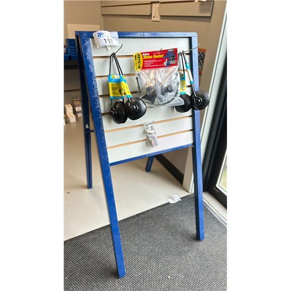 DISPLAY BOARD WITH 6 X MOTOR FLUSHERS