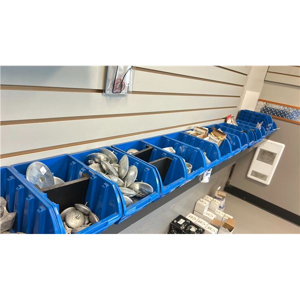 LARGE GROUP OF ZINCS. VARIETY OF SIZES FOR MANY APPLICATIONS