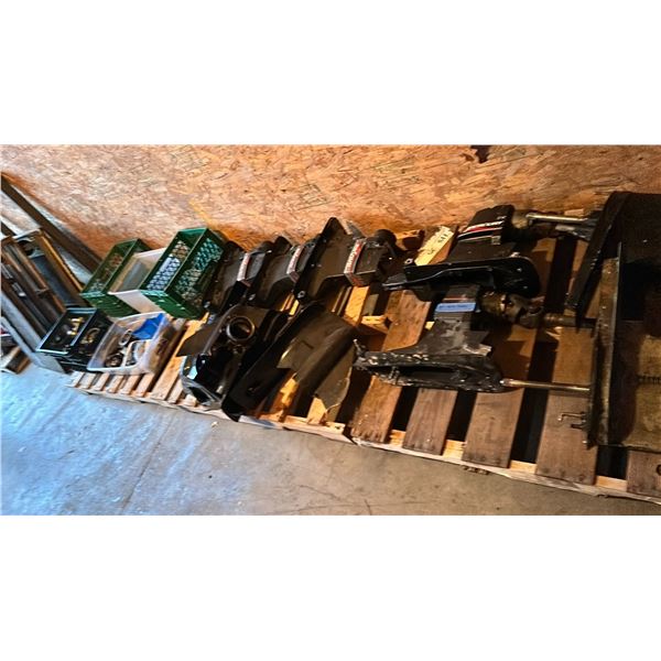 3 PALLETS OF ALPHA DRIVE COMPONENTS DISASSEMBLED PLUS MISC COMPONENTS