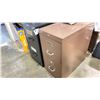 Image 1 : 2 X 2 DRAWER LETTER SIZE METAL FILE CABINETS. ONE HAS KEYS.
