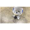Image 1 : 2 X MERC STAINLESS PROPELLERS. 17 PITCH AND 21 PITCH AND PROP WRENCH MERCRUISER ALPHA / V6 OUTBOARDS