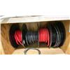 Image 3 : RACH WITH PART ROLLS OF ASST WIRING.
