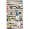 Image 3 : GROUP LOT ON SLOT WALL. 5 HOLE GASKET, FUEL PUMP FILTERS, IN-LINE FILTERS, FUEL LINE CONNECTORS