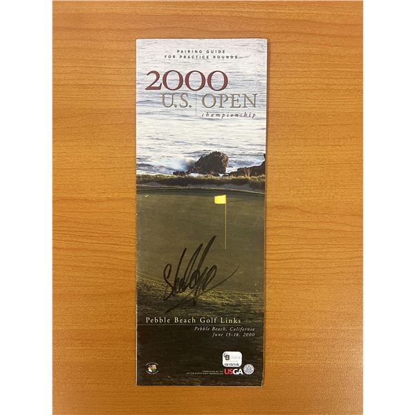 2000 Pebble Beach 100th U.S. Open Championship Stuart Applebysigned program - Global Authenticated