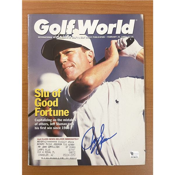 Jeff Sluman signed 1997 Golf World Magazine