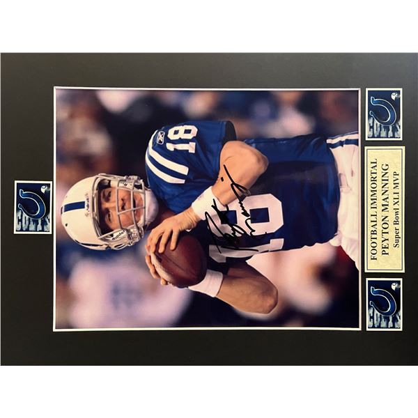 Peyton Manning signed photo