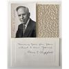Image 1 : Clergyman and author Clovis G. Chappell signed photo and note