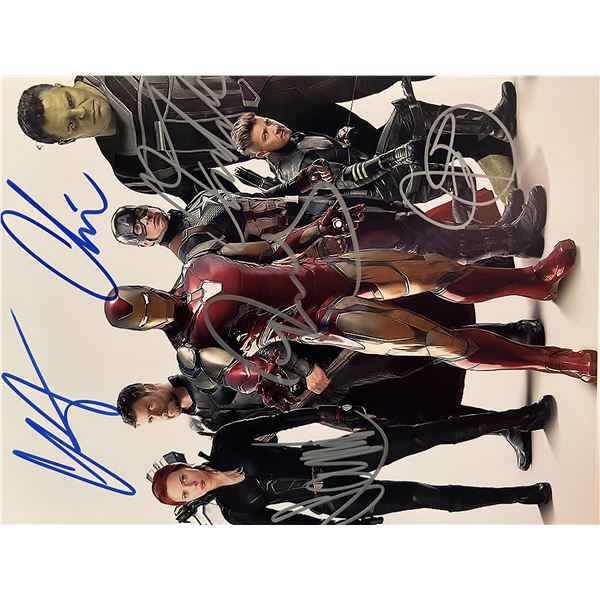 The Avengers cast signed photo