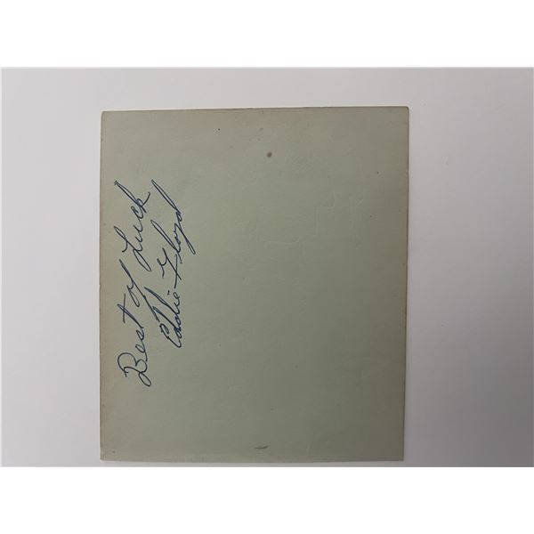 Eddie Floyd original signature