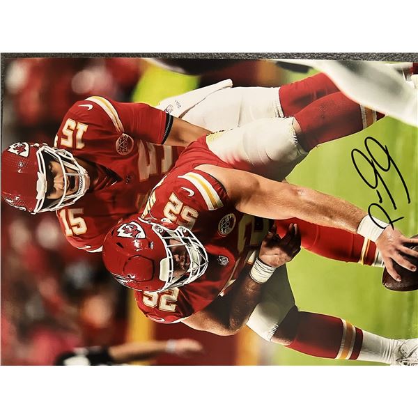 Kansas City Chiefs QB Patrick Mahomes signed photo