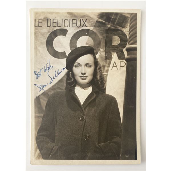 Uncertain Glory Jean Sullivan signed photo