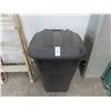 Image 1 : Lidded Rolling Waste Can