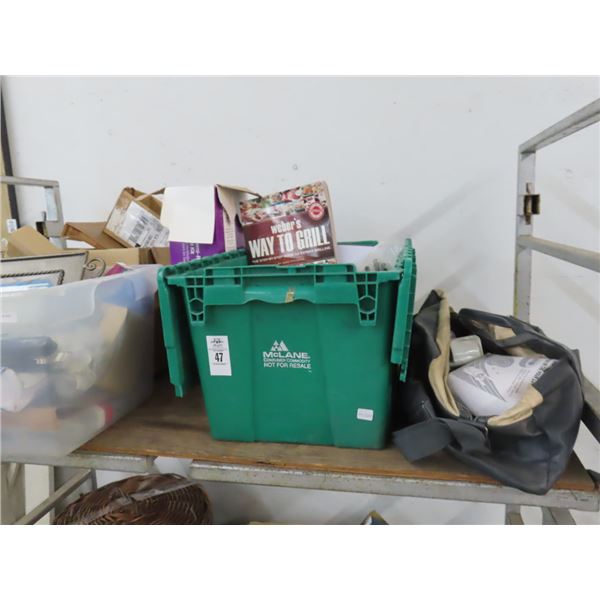 Tote w/Grill Books, Home Goods, Binder Folders, Vent Kit, Asst. Hardware