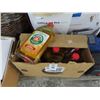 Image 2 : Murphy Oil, Large Basket w/Linens, Toolbox, Asst. Home Goods, Shelf (Needs