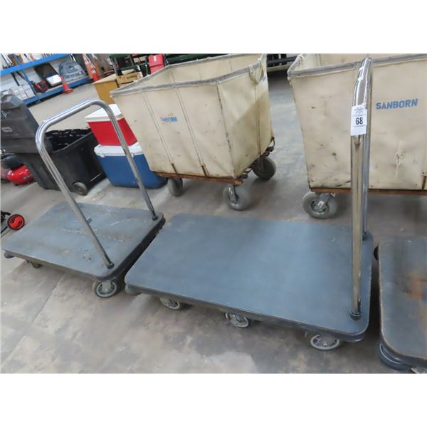 3-Warehouse Flatbed Carts - 3 X $