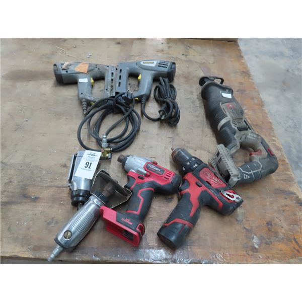 Electric Staple Guns, Air Grinders, Cordless Tools