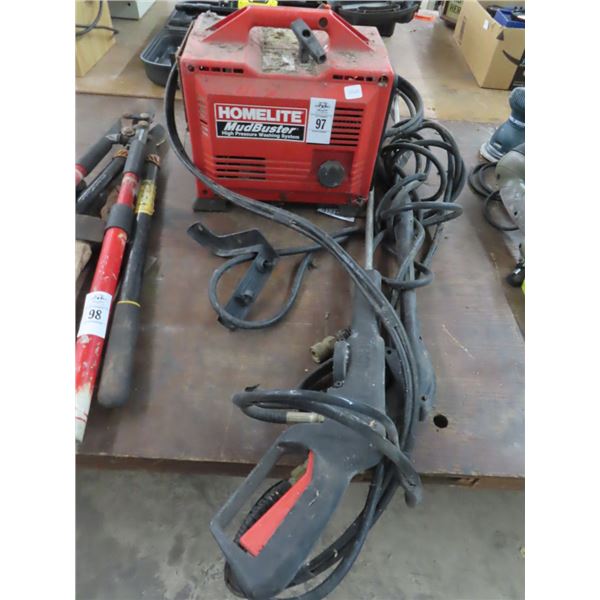 Homelite Mud Buster Electric Pressure Washer w/Wand