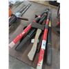Image 1 : Loppers, Hatchet, Channel Locks, Pry Bar